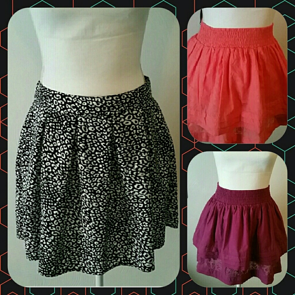 *Bundle! 3 for $15* Aeropostale Skater Skirts